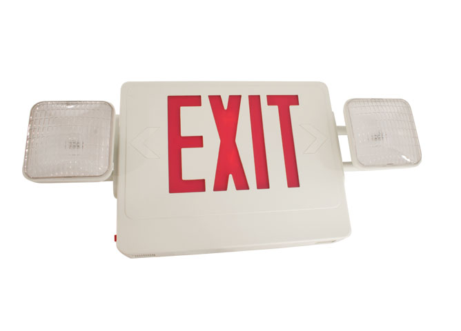 NXPB3RWH NaviLite Thermoplastic LED Exit Sign 